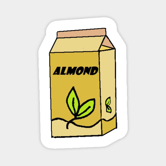 Almond Milk for the win Magnet by Keatos