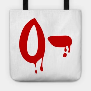 Blood Group O- Negative #Horror Hospital Tote