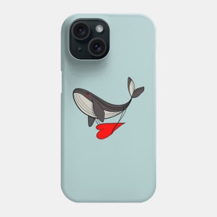 love whale Phone Case