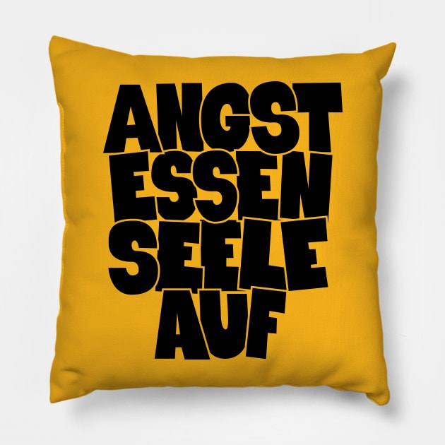 Ali: Fear Eats the Soul - Rainer Werner Fassbinder Pillow by Boogosh