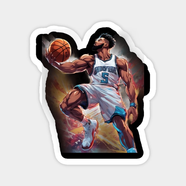 basketball skill Magnet by animegirlnft