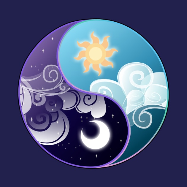 My Little Pony - Subtle Brony Yin Yang Circle by nimaru