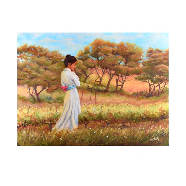 Sonoma Valley California wine lover vineyard woman walking by Fantasyart123