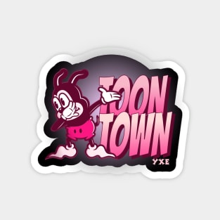 Bunnycore Toon town Express YXE Magnet