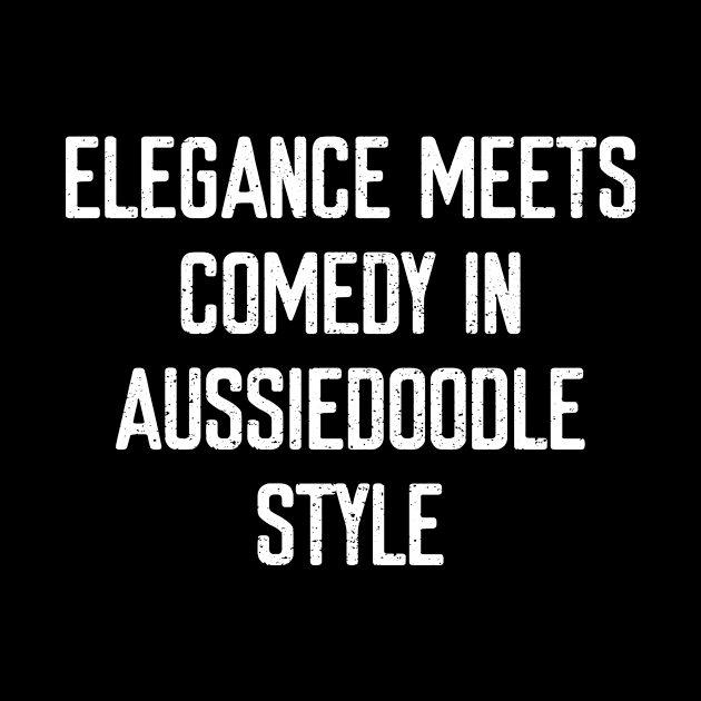 Elegance Meets Comedy in Aussiedoodle Style by trendynoize