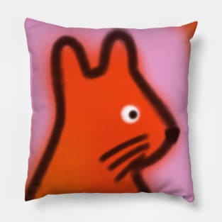 The Orange Creature Pillow