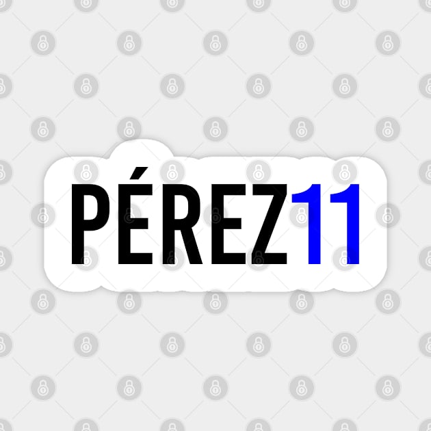 Sergio Perez 11 Design 2021 Magnet by GreazyL