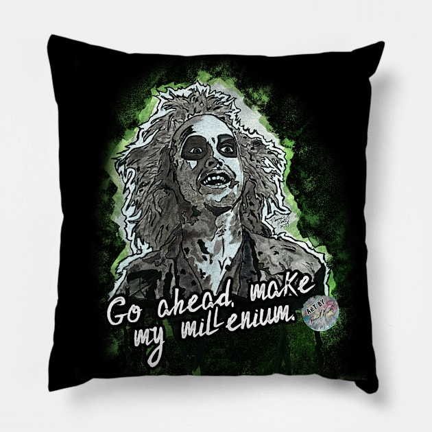 Beetlejuice millenium Pillow by BladeAvenger