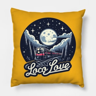 Train Vintage, Loco Love Pillow