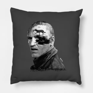 Andrei Tarkovsky's Stalker Silhouette Art by @burrotees Pillow