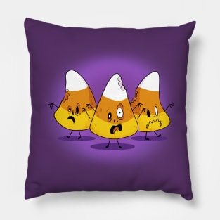 Zombie Candy Corn Pillow