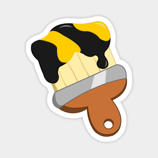 bumblebee Paintbrush Magnet