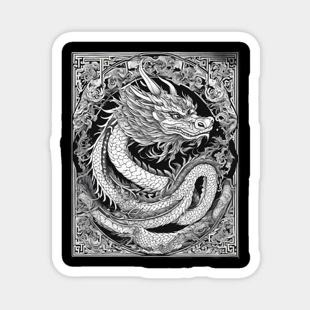 Chinese Dragon Magnet by animegirlnft