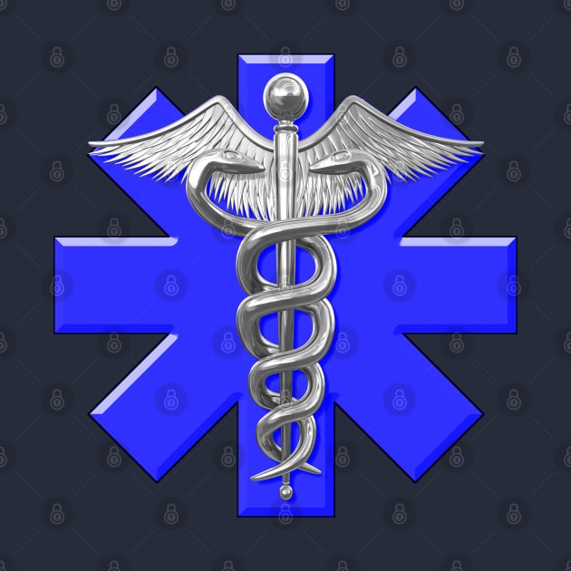 Caduceus Medical Symbol by macdonaldcreativestudios