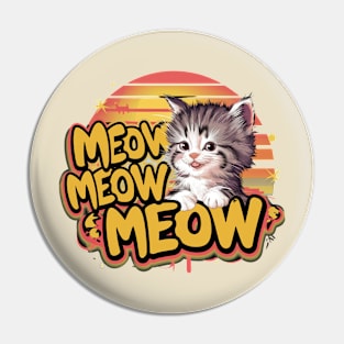 Meow Cat Pin