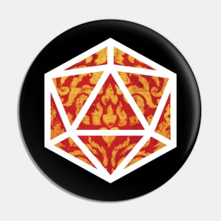 D20 Decal Badge - Efreeti Pin