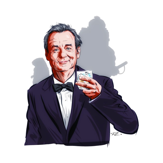 Bill Murray - An illustration by Paul Cemmick by PLAYDIGITAL2020