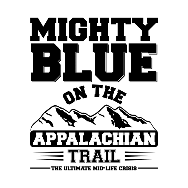 Mighty Blue design (Black) by Hiking Radio Network