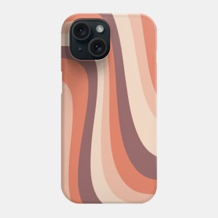 Orange Rainbow Waves Phone Case