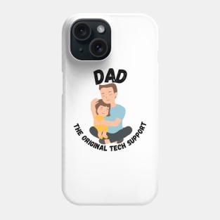 Tech-Savvy Dad: Guiding the Future Generation - Light Colors - Girls Phone Case