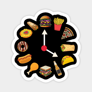 Foodie Clock Magnet