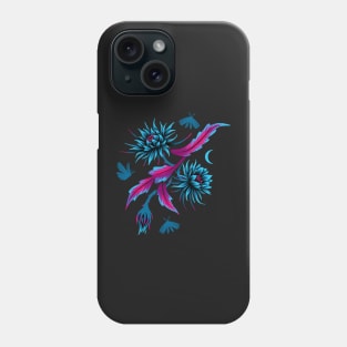 Queen of the Night - Purple / Black Phone Case