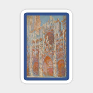 Rouen Cathedral by Claude Monet Magnet