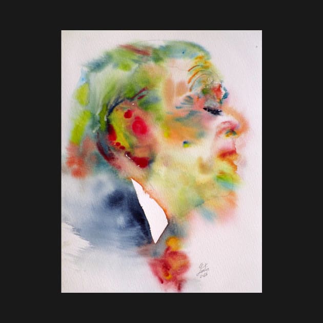 BORGES - watercolor portrait.4 by lautir