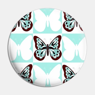 pattern with butterflies Pin