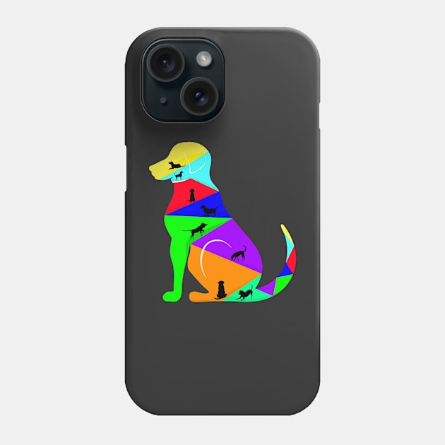 Colorful cute small puppies Phone Case by MariRiUA