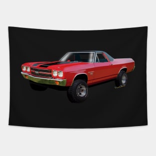 1970 the 3rd Generation Chevy El Camino Tapestry