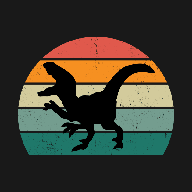 Retro Vintage Dinosaur T-Rex by SybaDesign