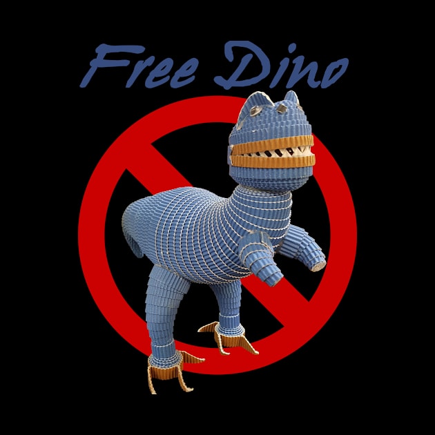 Free Dino by Crazy_Paper_Fashion