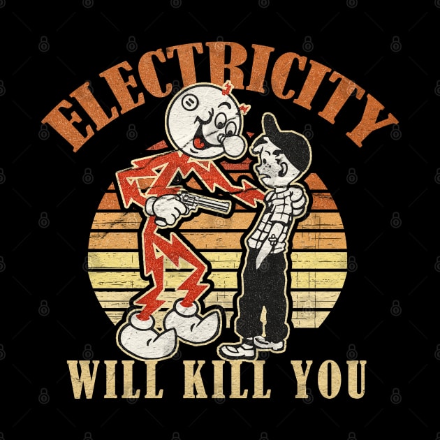 electricity will kill you retro by McKenna Guitar Sales