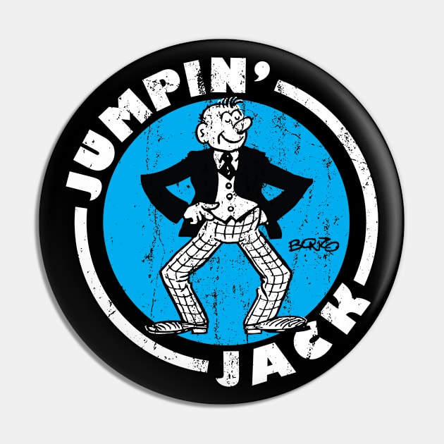 Jumpin' Jack 1 Pin by BonzoTee