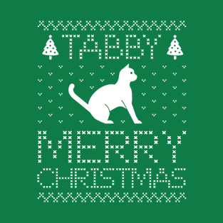 Tabby Merry Christmas - Ugly Christmas Sweater Shirt T-Shirt