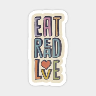 Eat, Read, Love Magnet