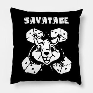 savatage rabbit dice Pillow