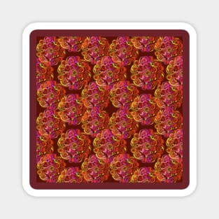 Simply Roses Pattern Magnet