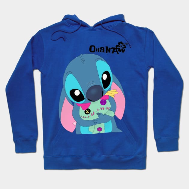 Disney Stitch Ohana Means Family Zg Hoodie - TeeHex