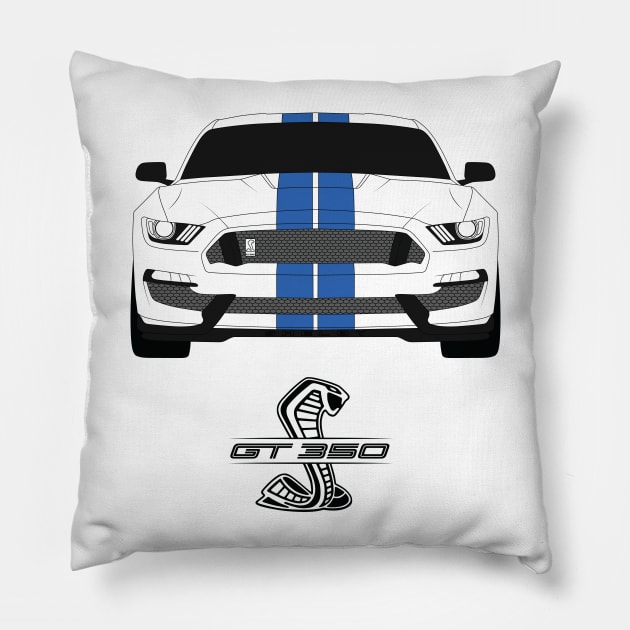 Shelby GT350 Pillow by AutomotiveArt