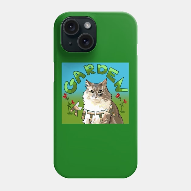 Garden  Kitty 2 Phone Case by TAP4242