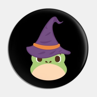 Cute wizard Frog Pin