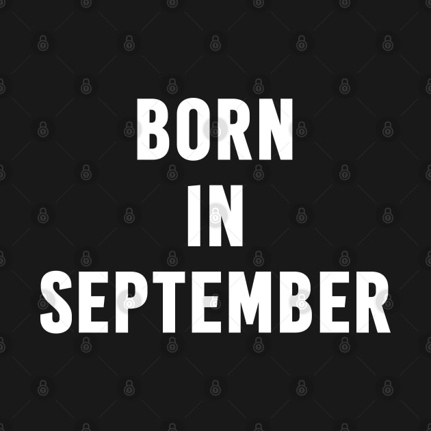 Born in September Text by Mairuem