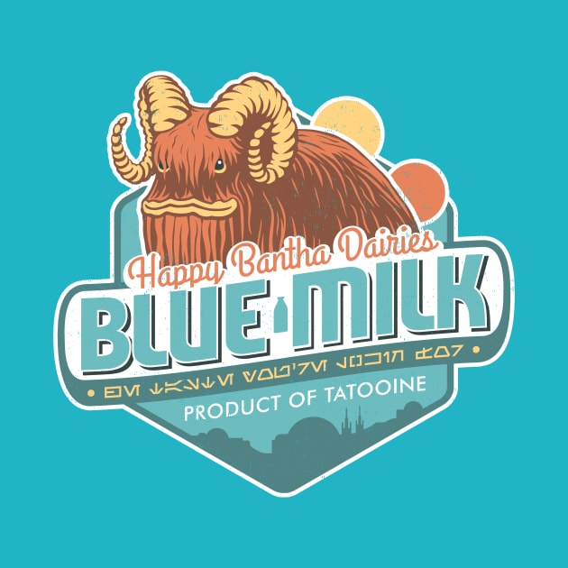 Blue Milk by CoryFreemanDesign