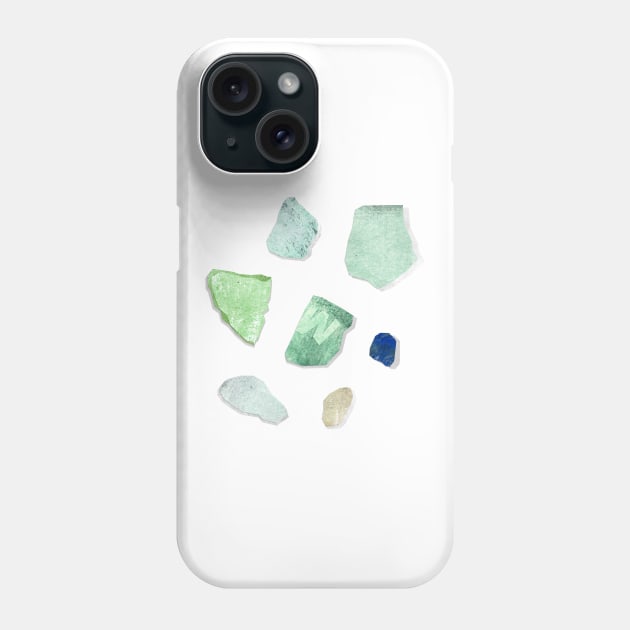 Sea glass Phone Case by Babban Gaelg