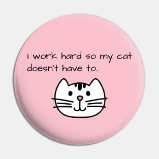 Funny Cat Pin