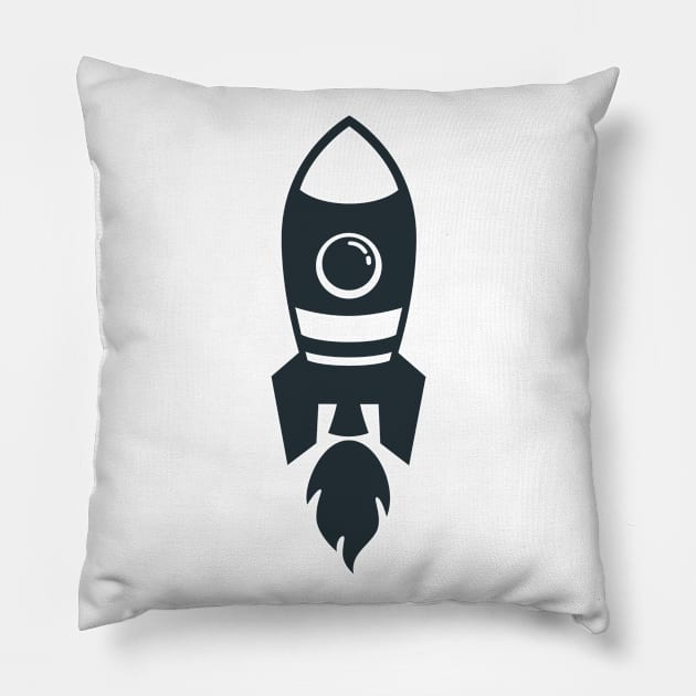 Craft Rocket Pillow by Usea Studio