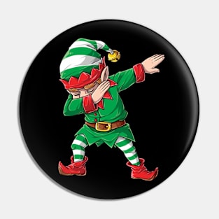 Dabbing Elf T Shirt Christmas Kids Boys Girls Dab Xmas Gifts Pin