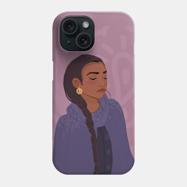 Inej Ghafa, the Wraith Phone Case by Vivian Ostrander